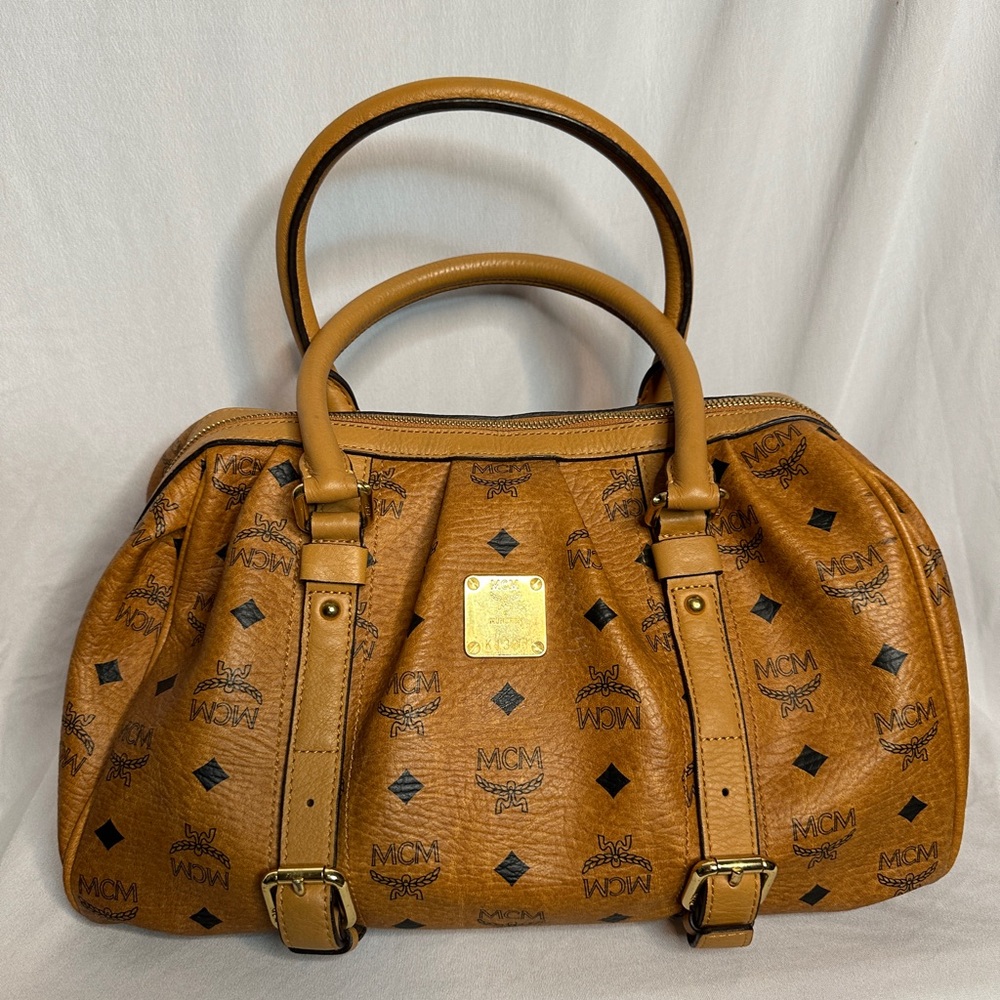 MCM cognac Leather Women's Bag